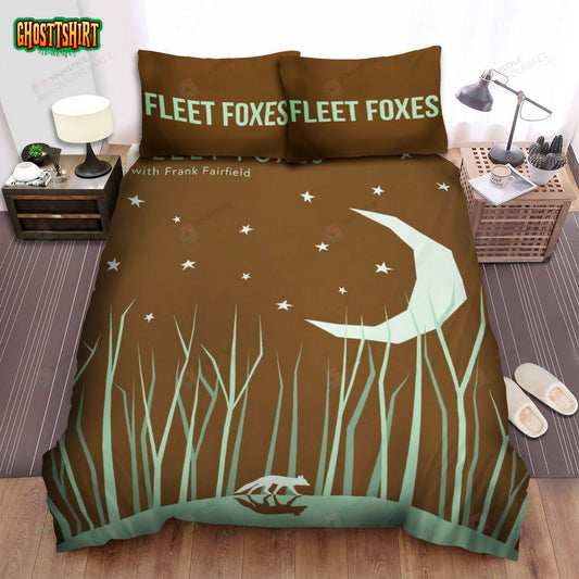 Fleet Foxes Band Walking In The Night Art Bed Sheets Spread Comforter Duvet Cover Bedding Set
