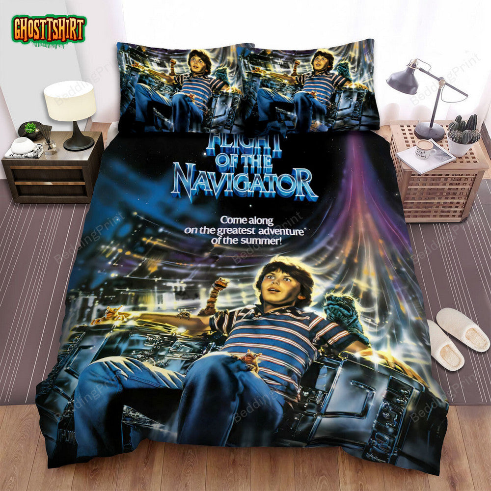 Flight Of The Navigator David Freeman Poster Bed Sheets Duvet Cover Bedding Set