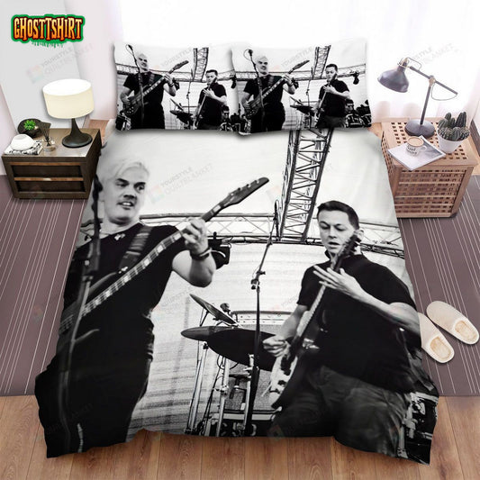 Floater The Band Are Performing With Guitar Bed Sheets Spread Comforter Duvet Cover Bedding Set