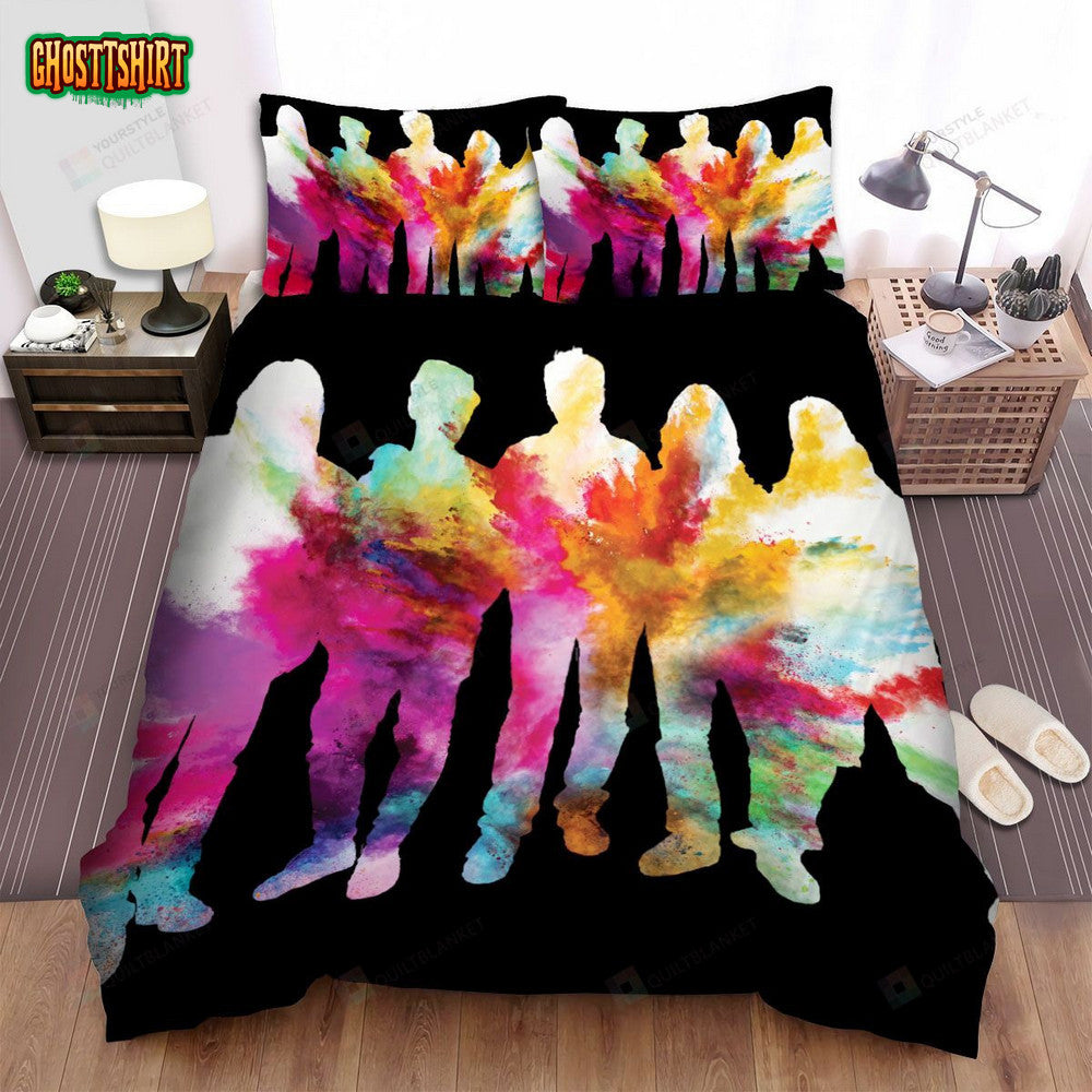 Flying Colors Music Band Artwork Bed Sheets Spread Comforter Duvet Cover Bedding Set
