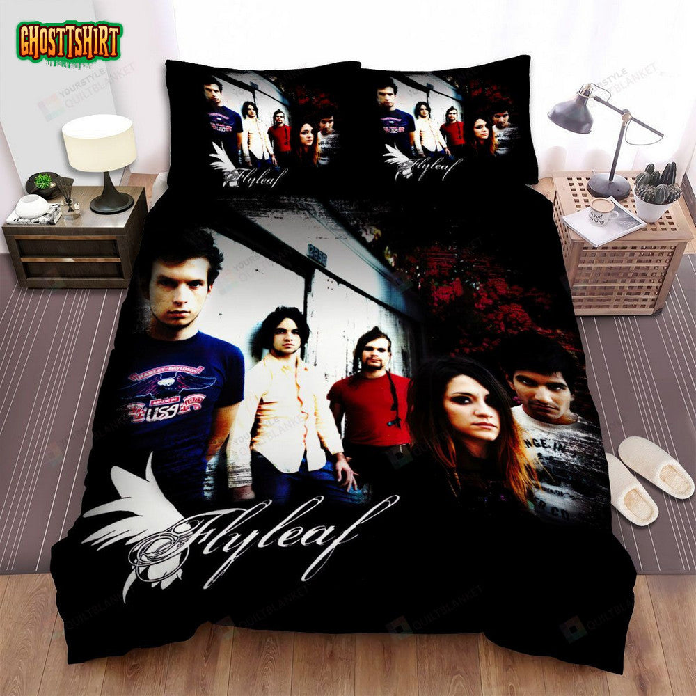 Flyleaf Portrait Of The Band So Cool Bed Sheets Spread Comforter Duvet Cover Bedding Set