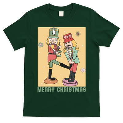 Funny Merry Christmas Nut Cracker Getting Nut Cracked T-Shirt