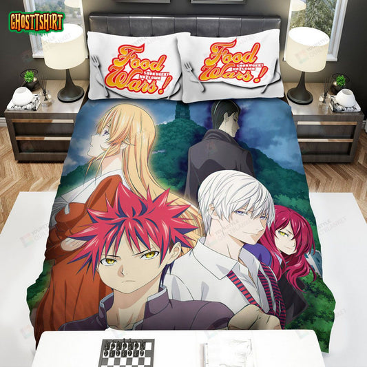 Food Wars Shokugeki No Soma Characters Bed Sheets Spread Comforter Duvet Cover Bedding Set