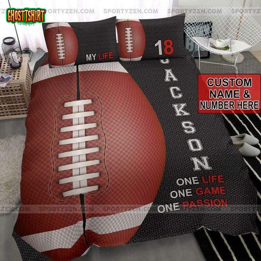 Football My Life Custom Duvet Cover Bedding Set