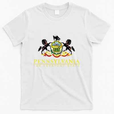Flag Of Pennsylvania The Keystone State Philadelphia T-Shirt