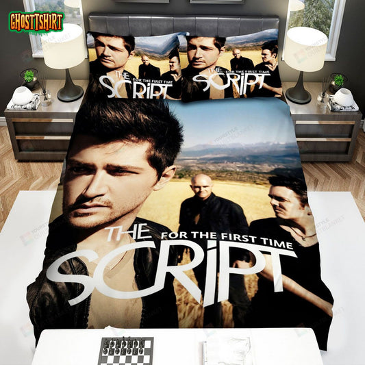 For The First Time Single Cover The Script Bed Sheets Spread Comforter Duvet Cover Bedding Set