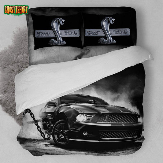 Ford Mustang Shelby Cobra Gt500 Bedding Set