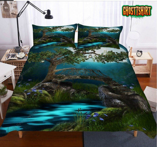 Forest Dreamland Bed Sheets Duvet Cover Bedding Set