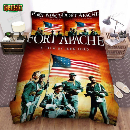 Fort Apache Movie Poster Bed Sheets Spread Comforter Duvet Cover Bedding Set