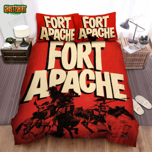 Fort Apache Movie Poster Bed Sheets Spread Comforter Duvet Cover Bedding Set Ver 1