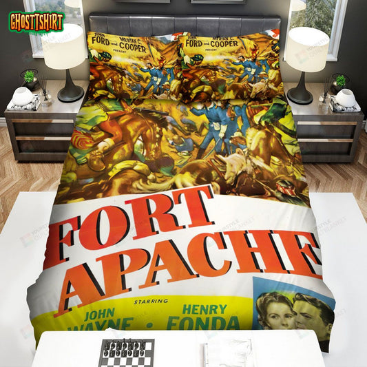 Fort Apache Movie Poster Bed Sheets Spread Comforter Duvet Cover Bedding Set Ver 4