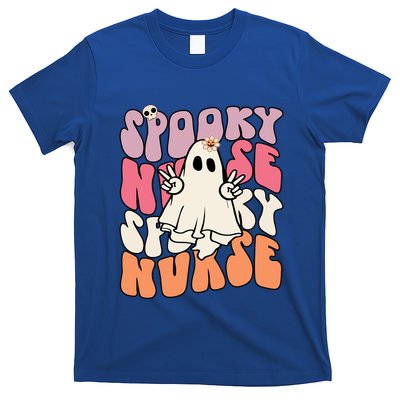 Funny One Spooky Nurse Halloween Nurse Squad Boo Boo Crew Gift T-Shirt