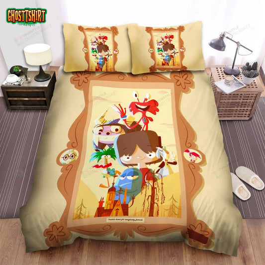Foster's Home For Imaginary Friends Main Characters Bed Sheets Spread Duvet Cover Bedding Set