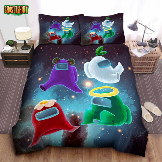 Four Among Us Bed Sheets Duvet Cover Bedding Set
