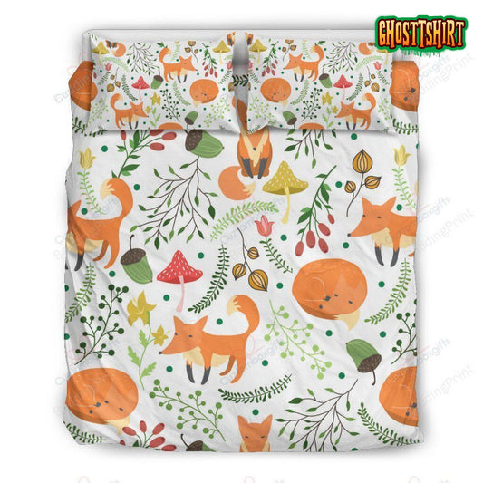 Fox Bed Sheets Spread Duvet Cover Bedding Set