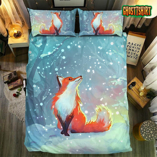 Fox Collection 18 3D Duvet Cover Bedding Set