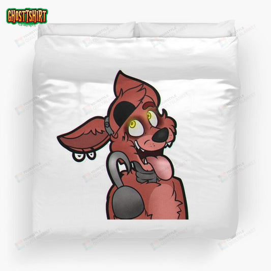 Foxy Cartoon From Five Nights At Freddys Fnaf Duvet Cover Bedding Set