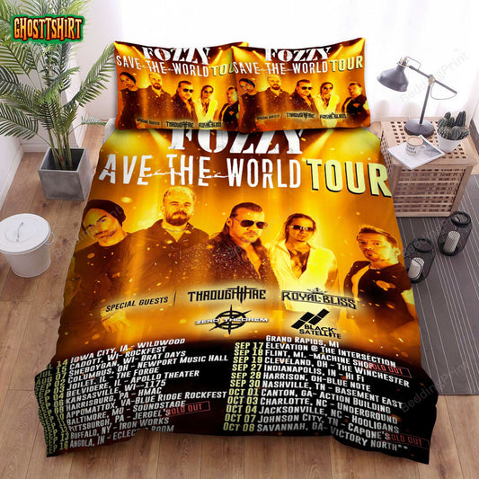 Fozzy Music Live Show Bed Sheets Duvet Cover Bedding Set