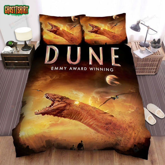 Frank Herbert's Dune Monster Poster Bed Sheets Spread Comforter Duvet Cover Bedding Set