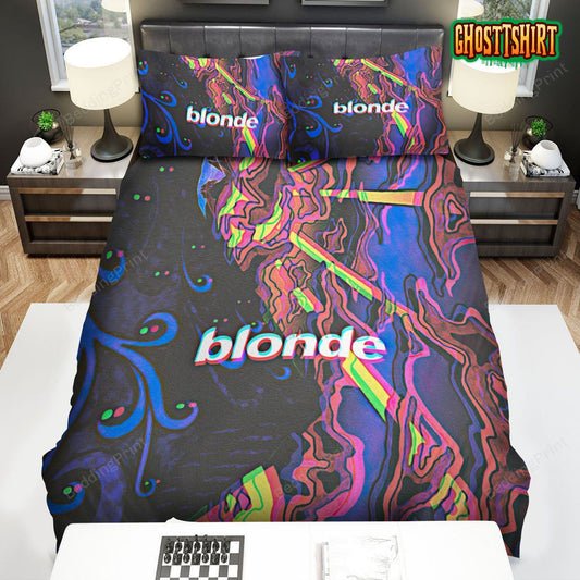 Frank Ocean Blond Album Abstract Art Bed Sheets Duvet Cover Bedding Set