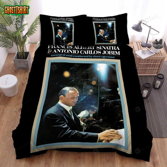 Frank Sinatra Cover Album Photo Bed Sheets Spread Comforter Duvet Cover Bedding Set