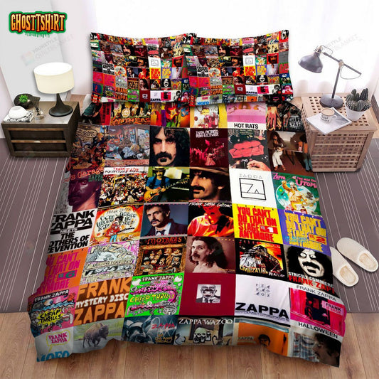 Frank Zappa Albums Bed Sheets Spread Comforter Duvet Cover Bedding Set