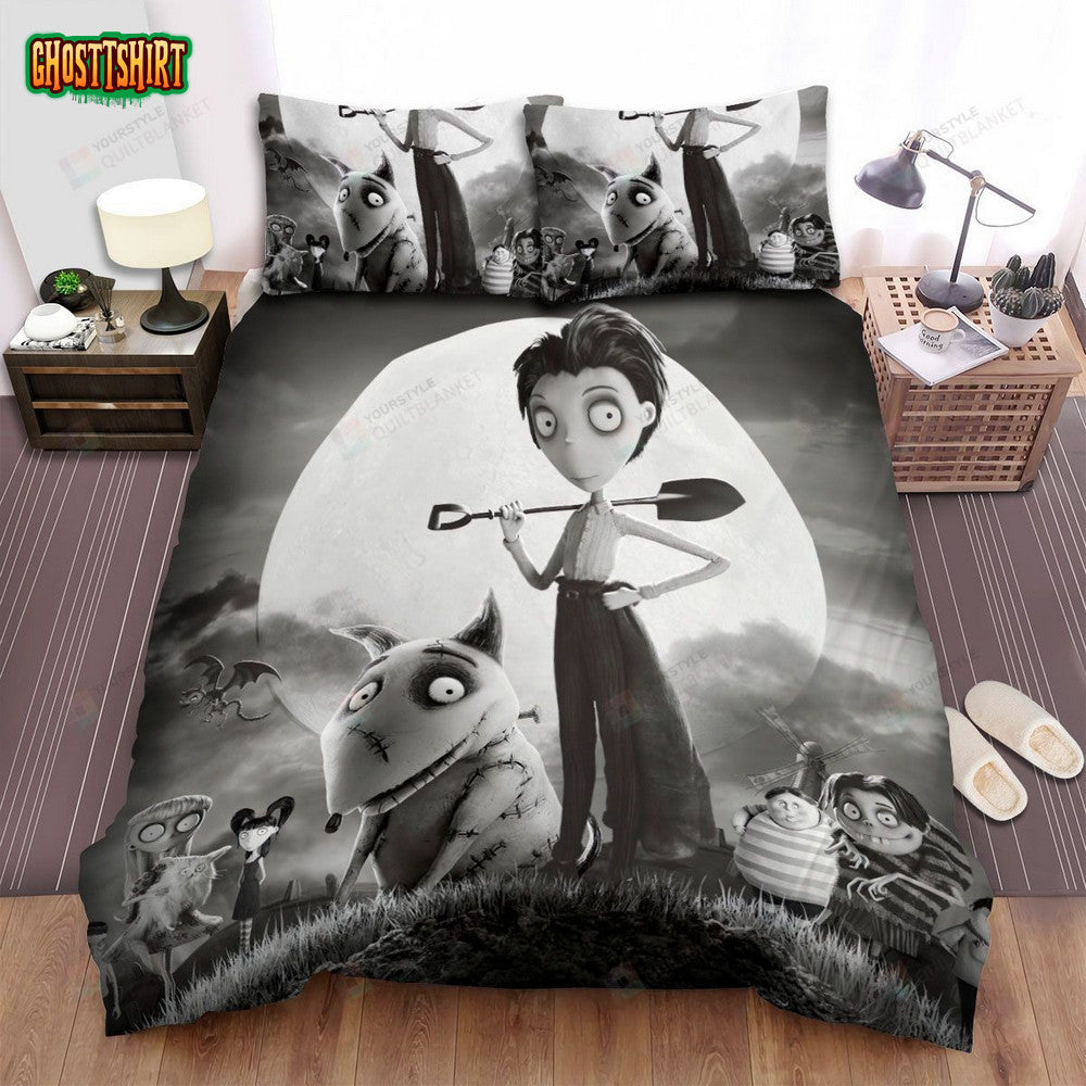 Frankenweenie Movie Bed Sheets Spread Comforter Duvet Cover Bedding Set