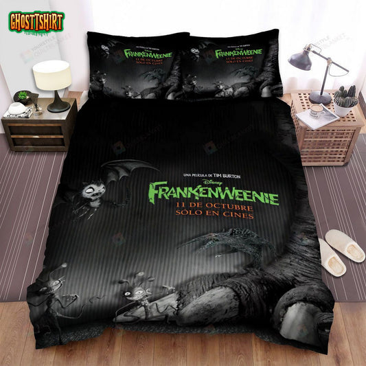 Frankenweenie Poster 2 Bed Sheets Spread Comforter Duvet Cover Bedding Set