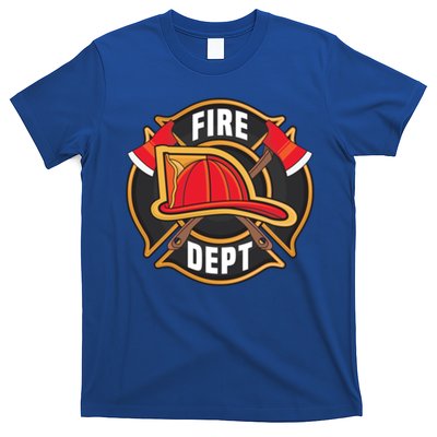 Fire Rescue Departt Firefighters Fire Ems Duty Uniform Funny Gift T-Shirt