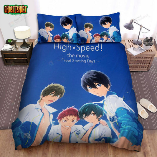 Free! High Speed! Movie Bed Sheets Spread Comforter Duvet Cover Bedding Set