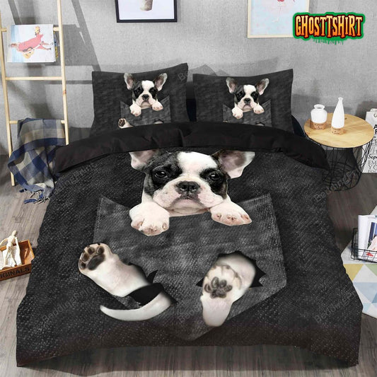 French Bulldog In Pocket Bedding Set