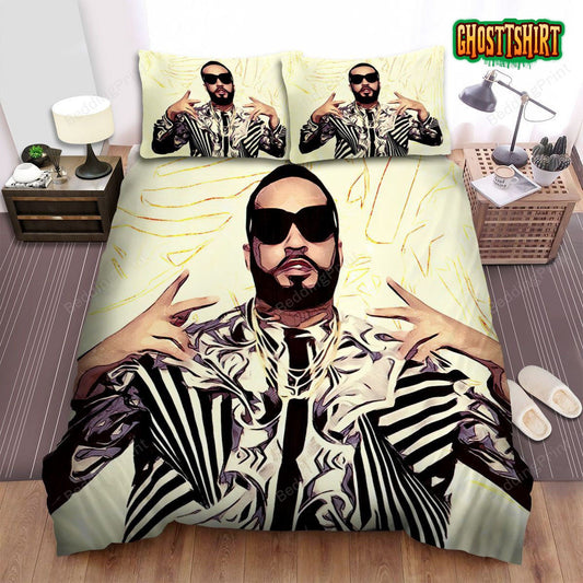 French Montana Bed Sheets Duvet Cover Bedding Set