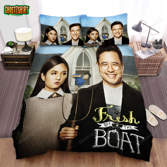 Fresh Off The Boat (2015–2020) Movie Poster 2 Bed Sheets Duvet Cover Bedding Set