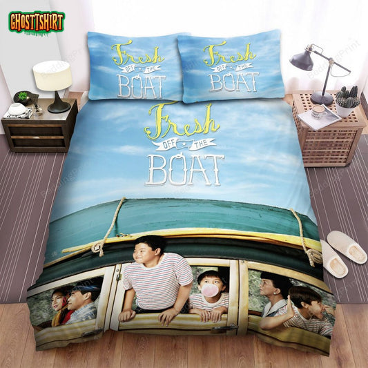 Fresh Off The Boat (2015–2020) Movie Poster 3 Bed Sheets Duvet Cover Bedding Set