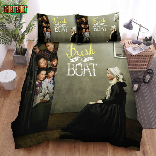 Fresh Off The Boat (2015–2020) Movie Poster 4 Bed Sheets Duvet Cover Bedding Set