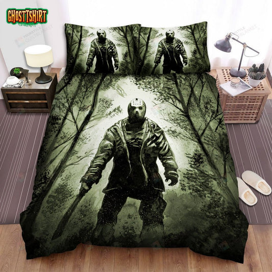 Friday The 13th (2009) Pencil Bed Sheets Duvet Cover Bedding Set