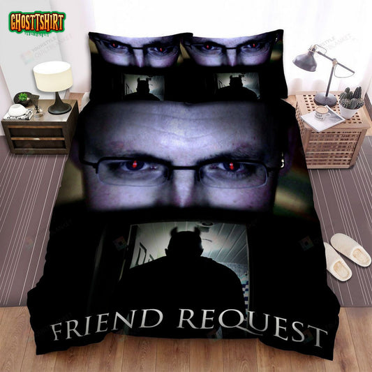Friend Request (2016) Poster Bed Sheets Spread Comforter Duvet Cover Bedding Set