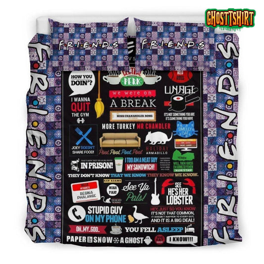 Friends Bedding Set Duvet Cover Pillow Cases