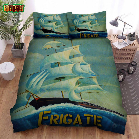 Frigate Band , Cover Art Bed Sheets Spread Duvet Cover Bedding Set