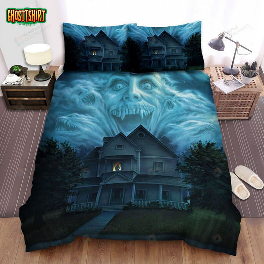 Fright Night Movie Creepy Cloud Photo Movie Bed Sheets Spread Comforter Duvet Cover Bedding Set