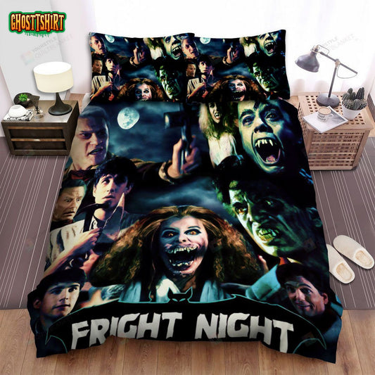 Fright Night Movie Movie Poster Iv Photo Bed Sheets Spread Comforter Duvet Cover Bedding Set