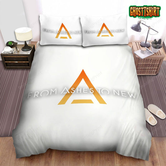 From Ashes To New Logo Bed Sheets Duvet Cover Bedding Set