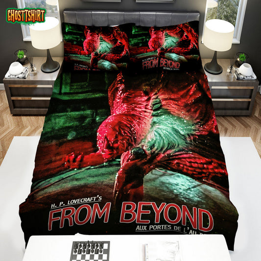 From Beyond Poster 2 Bed Sheets Spread Comforter Duvet Cover Bedding Set