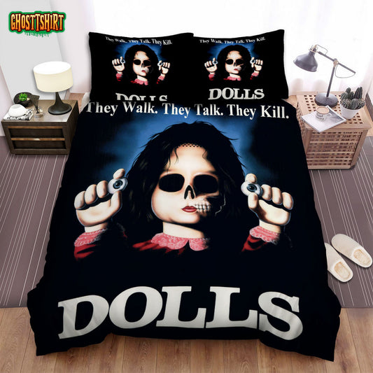 From Beyond Poster 4 Bed Sheets Spread Comforter Duvet Cover Bedding Set