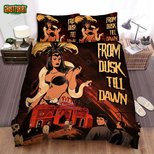 From Dusk Till Dawn Poster Ver1 Bed Sheets Spread Comforter Duvet Cover Bedding Set