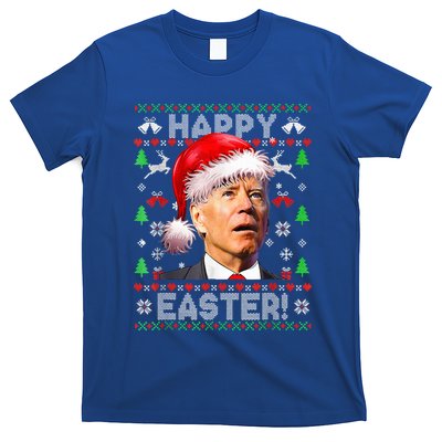 Funny Santa Joe Biden Happy Easter Ugly Christmas T-Shirt