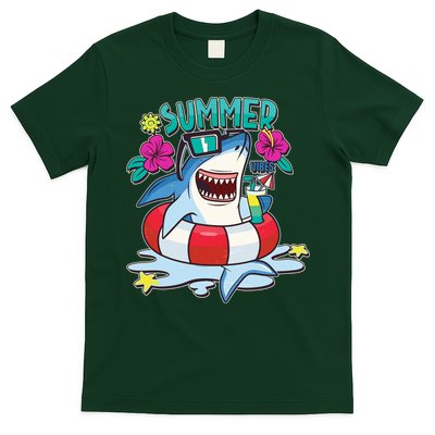 Funny Summer Vibe Vacation Shark T-Shirt