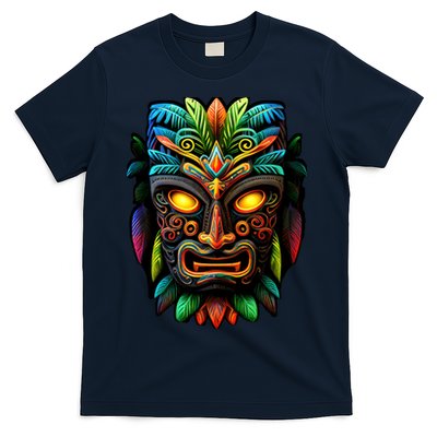 Feel The Aloha Spirit With Our Colorful Tiki Mask T-Shirt
