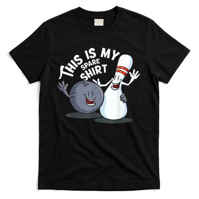 Funny This Is My Spare Bowling Game Gift For Men Women T-Shirt