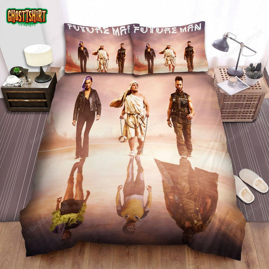 Future Man (2017–2020) Movie Poster 3 Bed Sheets Duvet Cover Bedding Set